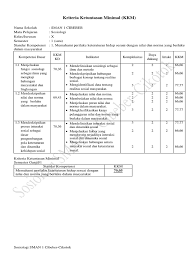 Silabus dan rpp sosiologi sma kurikulum 2013 kelas xi silabus adalah rencana pembelajaran pada suatu dan atau kelompok mata pelajaran tema tertentu yang mencakup. Kkm Sosiologi Kelas X 2015 2016