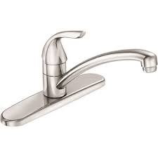 I once had a moen kitchen faucet with a pull out side sprayer. Moen Part 87201 Moen Adler Single Handle Low Arc Standard Kitchen Faucet In Chrome Single Handle Kitchen Faucets Home Depot Pro