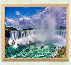 World Famous Scenic Spots Niagara Falls 5d Diy Diamond Painting Square Diamond Embroidery Rhinestones Mosaic Decor Pictures Diamond Painting Cross Stitch Aliexpress