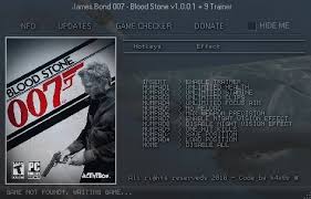 James Bond 007 Blood Stone 60 Megatrainer Pc Ps3 Xbox360 James Bond 007 Blood Stone Forum For Pc Page 1 Cheatsguru Com