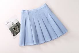 Pleated Skirt Baby Blue Sandysshop Online Store Powered By Storenvy