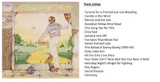 Elton john was in the zone. Goodbye Yellow Brick Road Elton John Jason S Steele