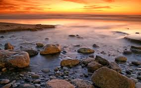 Maybe you would like to learn more about one of these? Wallpaper Coast Landscape Beach Rocks Water Ocean Sea Sunset 2560x1600 Hd Picture Image