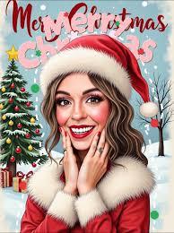 Ai Christmas Cartoon Photo
