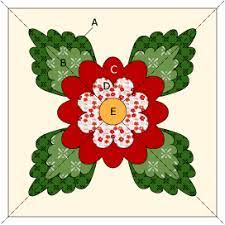 It is adorned with floral appliques, beads and hand embroidery with silk threads. Pattern Applique Flower Block Quilting Daily