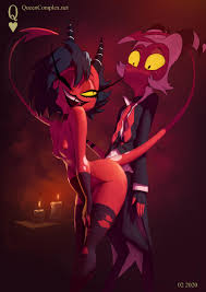 Millie is one sexy little imp with her husband Moxxie (QueenComplex) [Helluva  Boss] : rrule34