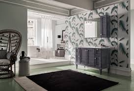 Mobile bagno con lavabo cestone e cassetto interno finitura in bianco. Mobili Bagno Classici