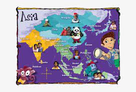 Printable asia map for kids world coloring page maps outline of with country borders and names outli geography continent (others too) blank whatsanswer. Share This Asia Map For Kids Free Transparent Png Download Pngkey