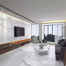 See more ideas about living room tiles, room tiles, flooring. White Calacatta Marble Effect Polished Thin Porcelain Wall Floor Tiles Marble Living Room Floor Living Room Tiles Living Room Marble