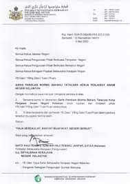 Format surat rasmi untuk berhenti kerja kerajaan format via www.pinterest.com. Portal Rasmi Kerajaan Negeri Kelantan Arahan Pentadbiran Tahun 2020