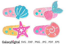 Create sleek waves, finger waves, boho or beach waves within seconds. Mermaid Snap Clip Svg Hair Clip Cover Template Svg 743069 Cut Files Design Bundles