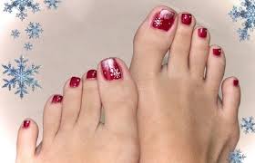 Since the toe nails are short, i pick up some nail arts to make them simple. 30 Best And Easy Christmas Toe Nail Designs Christmas Celebration All About Christmas