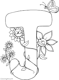 Floral alphabets a to z bundle package. Letter J Coloring Pages Coloringall