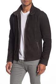 John Varvatos Star Usa Suede Zip Front Jacket Nordstrom Rack John Varvatos Star Usa John Varvatos Jackets