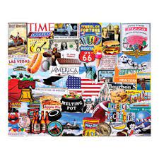 Maybe you would like to learn more about one of these? White Mountain Puzzles I Love America 1000 Piece Jigsaw Puzzle By White Mountain Puzzles Barnes Noble