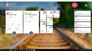 Irctc App For Windows 10 Windows 8 1 Pc Mobile Neat Beautiful Ui Youtube