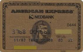 Maybe you would like to learn more about one of these? Bank Card Amex Nedbank Gold Nedbank South Africa Col Za Ae 0003
