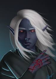 Painted a drow with an aberrant dragonmark : rDnDart
