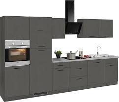 Bestellen sie ihre küche mit geräten ganz bequem online im hornbach onlineshop und lassen sie sich die möbel schnell und unkompliziert nach hause liefern. Wiho Kuchen Kuchenzeile Esbo Mit E Geraten Breite 340 Cm Online Kaufen Otto