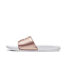 2 cm material & pflege fütterung. Nike Benassi Jdi Damen Slides Weiss Sport 1a