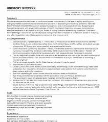 Your working experience and skills. Maintenance Supervisor Resume Example Technician Resumes Livecareer