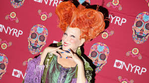 Midler, who's previously dressed up as a new orleans beauty queen and a water lily, stole the show with this year's getup. Bette Midler Says Hocus Pocus Reunion Will Include John Stamos As The Handsome Devil Entertainment Tonight