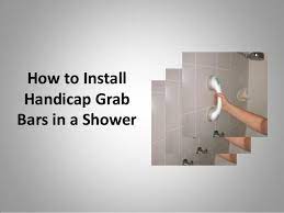 If screws are an issue confirm with your installer what kind of screws they are using. How To Install Handicap Grab Bars In A Shower