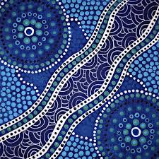 Water Dot Art Painting Aboriginal Art Aboriginal Dot Art