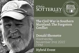 Sotterley Presents: People and Perspectives with Donald Shomette