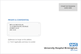 Return address on envelope uk. Nhs Identity Guidelines Nhs Branded Envelope