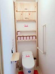 現状回復可 トイレの棚をディアウォールで作ってみました limia リミア トイレの棚 ディアウォール トイレ 収納 棚
