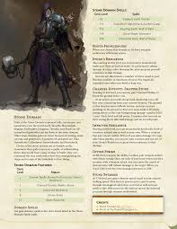 Stone Domain Command The Terrain With This Divine Domain For Those Who Worship The God Of The Mountain Gm Binder Link In The Comments Unearthedarcana