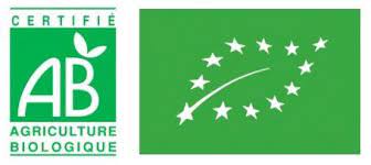 Logo AB et Bio Europe Les labels BIO - Biodéal : Des produits laitiers bio de qualité 100% français - BIODEAL