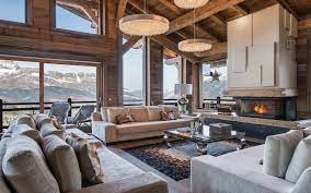 Here S How To Buy An Alpine Home With The Best Skiing At A Lower Price Luxury Houses Kitchen Chalet Living Room Chalet Interior