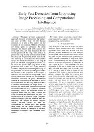 Representation and description is the. Pdf Early Pest Detection From Crop Using Image Processing And Computational Intelligence