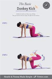 More images for donkey kick exercise » Pin On Ideias Para A Casa