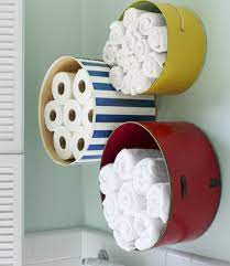 They include smart hacks that you can implement in minutes, but they also include some big budget projects that will add value to your home. 25 Bathroom Space Saver Ideas