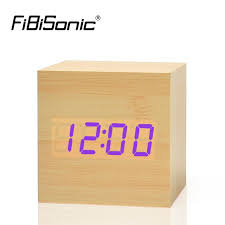 Fibisonic 2017 Upgrade Led Alarm Clock Despertador Temperature Sounds Control Led Display Desktop Digital Table Led Alarm Clock Digital Table Clock Alarm Clock