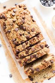 This Almond Flour Chocolate Chip Banana Bread Is Not Only Easy But Also Healthy And De Chocolate Chip Banana Bread Banana Chocolate Chip Quinoa Dessert Recipes