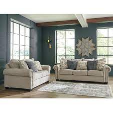Signature Design By Ashley Zarina Sofa And Loveseat Value City Furniture Stationary Living Room Groups