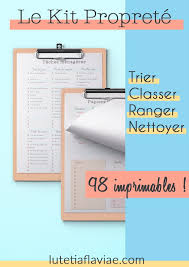 Le Kit Proprete Slow Creativite Organisation Menage Organisation Planner Rangements Et Organisation