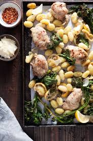 One Pan Dinner Recipes Sheet Pan Chicken And Gnocchi Sheet Pan Dinners Sheet Pan Recipes Recipes