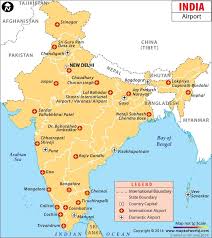 Airports In India India Airports Map Airport Map India World Map India Map