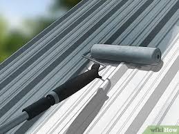 Clean the whole surface of the door that is going to be painted and as you can see, painting a metal door is not difficult. How To Paint A Metal Roof With Pictures Wikihow