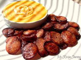 My Recipe Journey Sausage Chips Sausage And Chips Recipes Party Food Appetizers