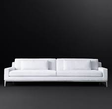 Italia Track Arm Two Seat Sofa Metal Base Minimalist Sofa Sofa Modern Sofa Designs