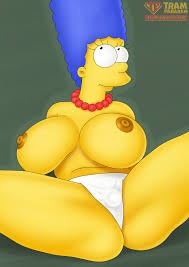 Cartoon erotica with nude Marge Simpson