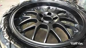 When new, they look beautiful and add glamour to any vehicle. Black Shadow Chrome Wheel Painting Mitsubishi Evo 7 Youtube