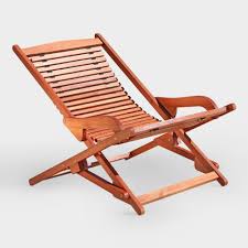 Patio Folding Chaise Lounge By World Market Lounge Chair Outdoor Outdoor Chairs Outdoor Wood