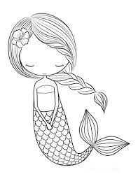 Are you looking for the best cute mermaid drawing for your personal blogs, projects or designs, then clipartmag is the place just for you. 57 Mermaid Coloring Pages Free Printable Pdfs
